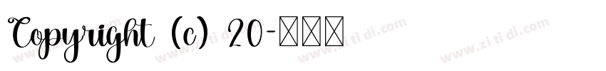 Copyright (c) 20字体转换